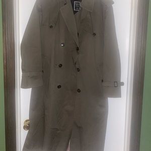 Belted trench coat